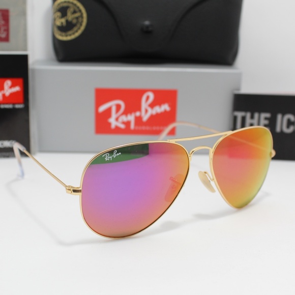 RAY-BAN RB 3025 112/4T CYCLAMEN PINK FLASH - Picture 3 of 8